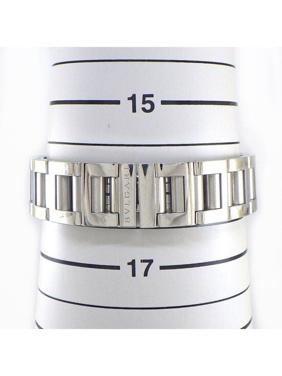 Bvlgari Watch Rettangolo Rectangular White Dial SS Quartz Analog main image 6